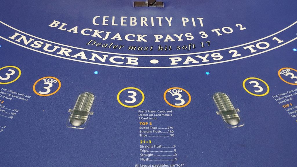 20210520_132800 • US Casino Advantage Blackjack table at Hollywood Lawrenceburg in Indiana