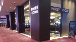 Poker room at Rivers Casino in Pittsburgh, Pennsylvania