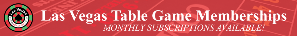 Banner advertisement for Las Vegas Table Game Memberships through Patreon.